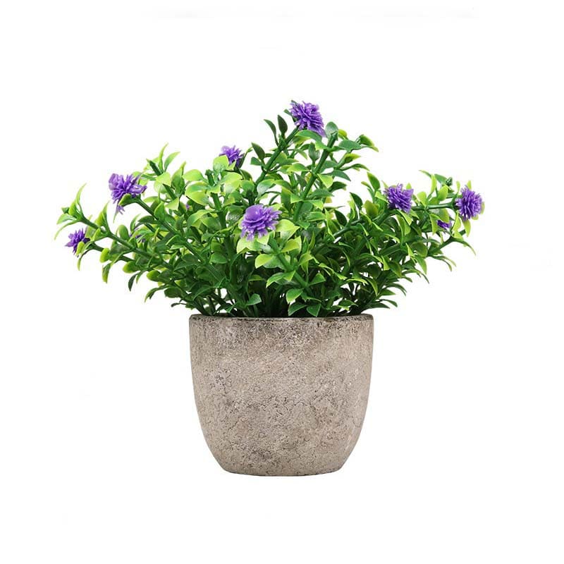 Mini Bouquet de Fleurs Artificielles en Soie