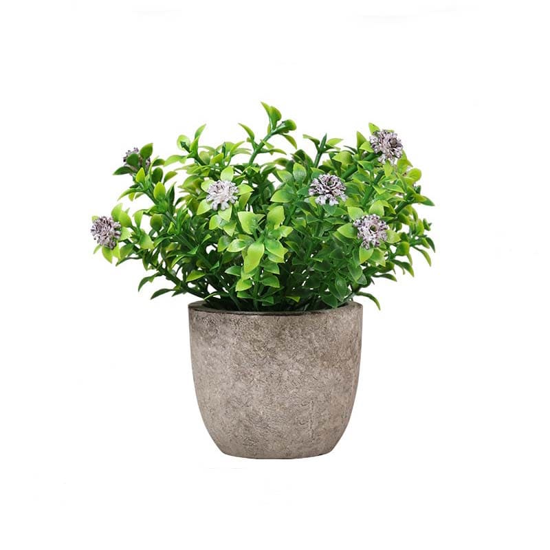 Mini Bouquet de Fleurs Artificielles en Soie