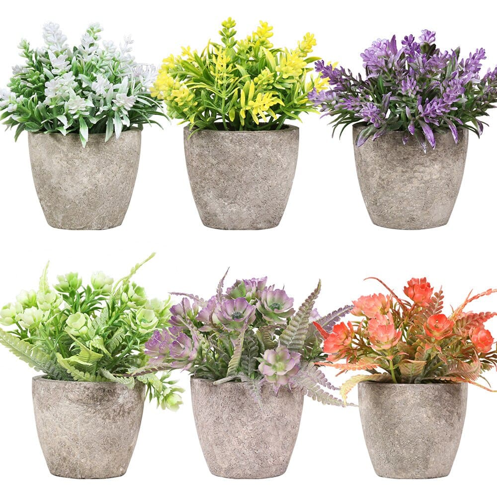 Mini Bouquet de Fleurs Artificielles en Soie