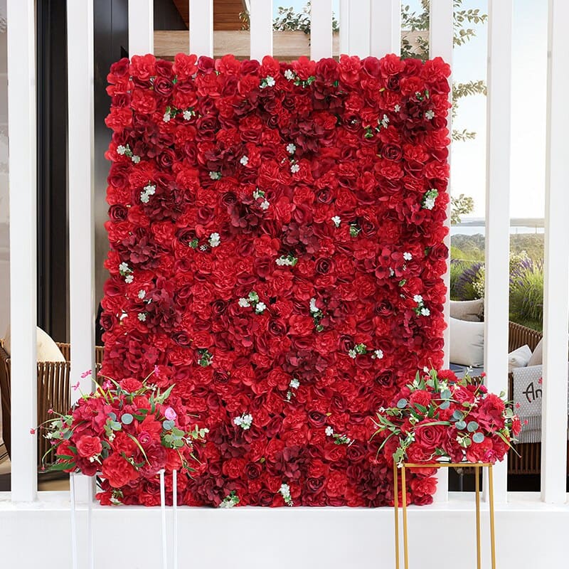 Mur de Fleurs en Soie