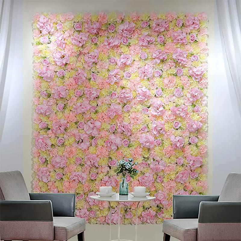 Décoration Murale Fleurs Artificielles Mariage