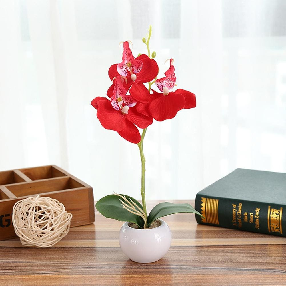 Orchidée Artificielle en Pot