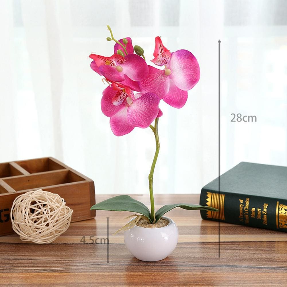 Orchidée Artificielle en Pot