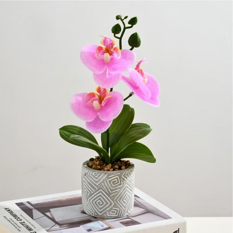 Orchidée Artificielle en Pot