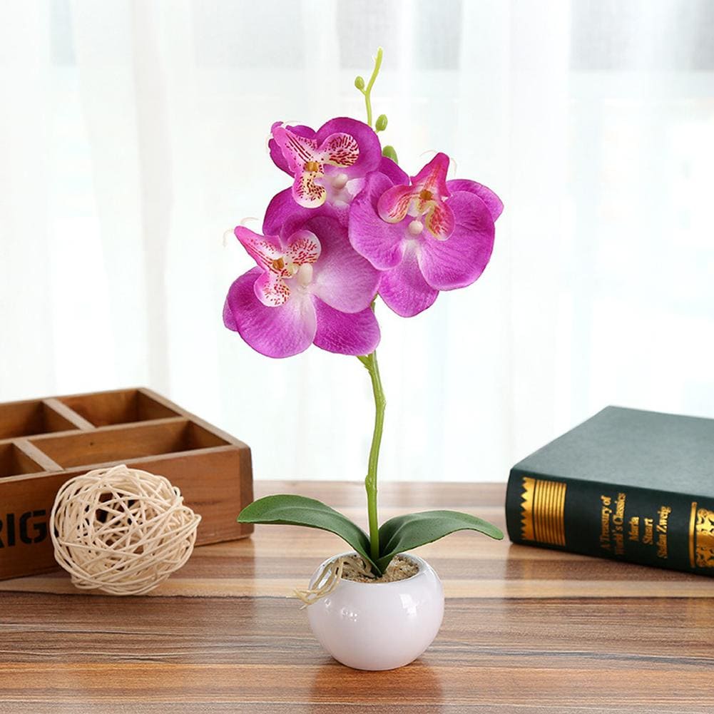 Orchidée Artificielle en Pot