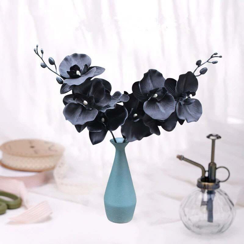 Orchidée Noire Artificielle de Luxe
