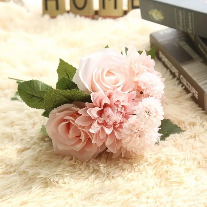 Bouquet de Mariée Miniature en Soie