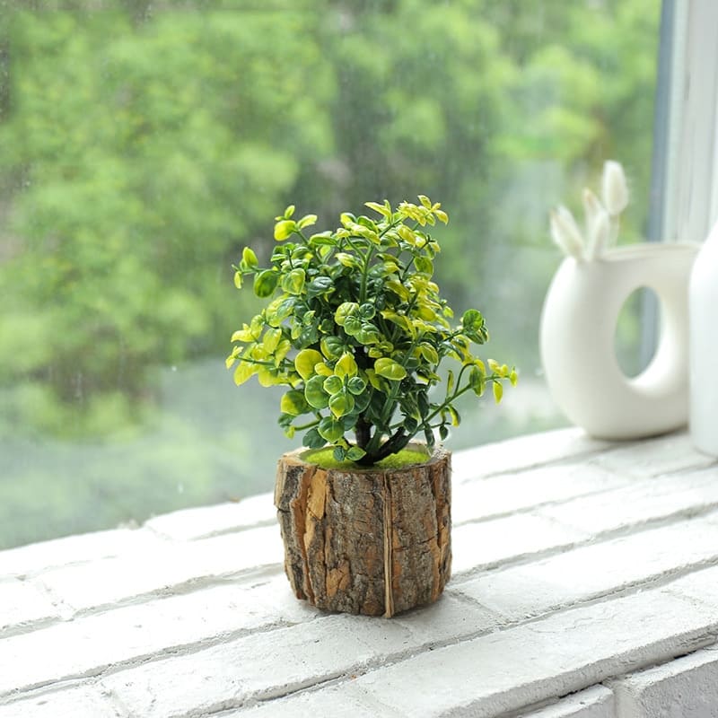 Fausse Plante Miniature en Pot
