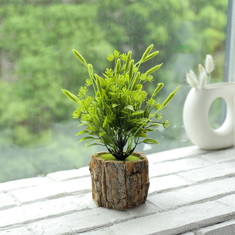 Fausse Plante Miniature en Pot