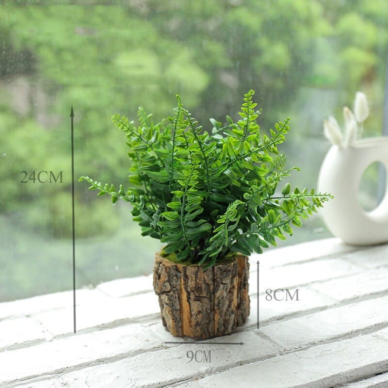 Fausse Plante Miniature en Pot