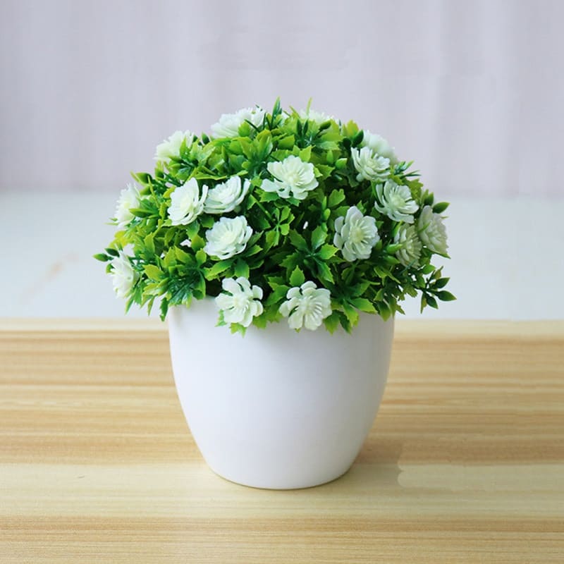 Plante Artificielle de Bureau en Pot.
