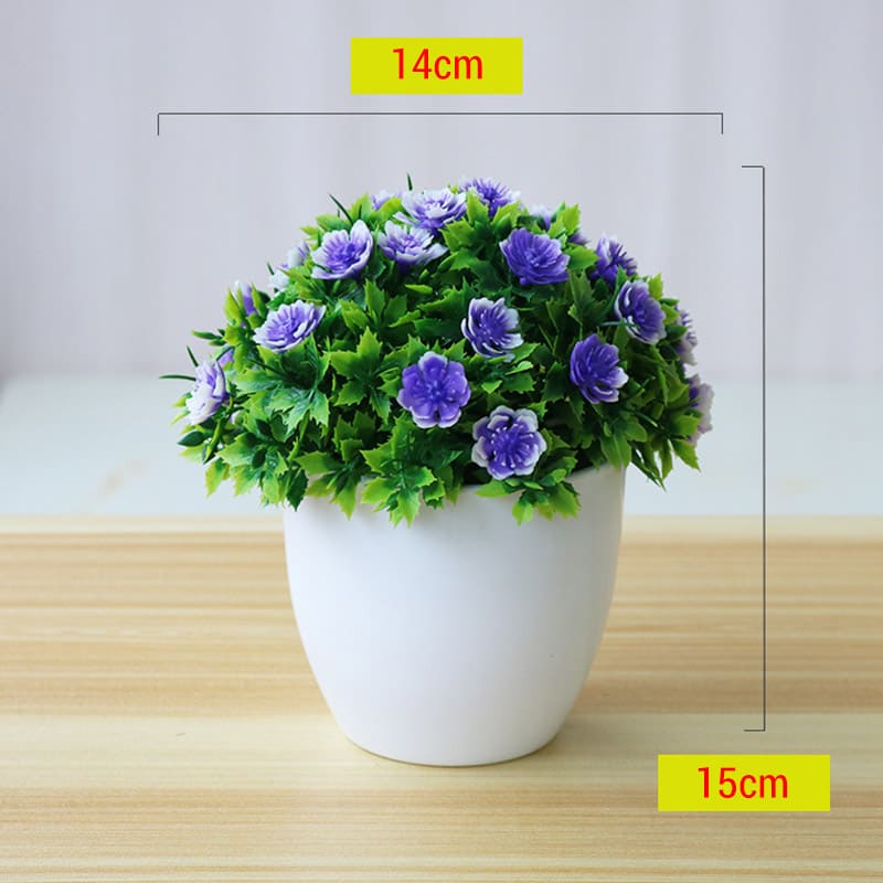 Plante Artificielle de Bureau en Pot.