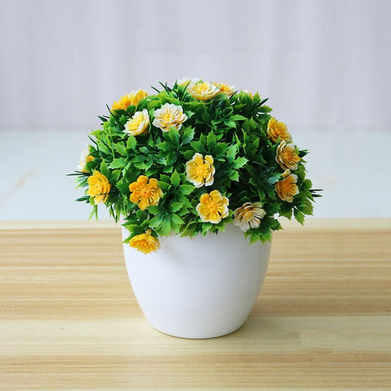 Plante Artificielle de Bureau en Pot.