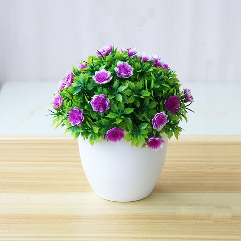 Plante Artificielle de Bureau en Pot.