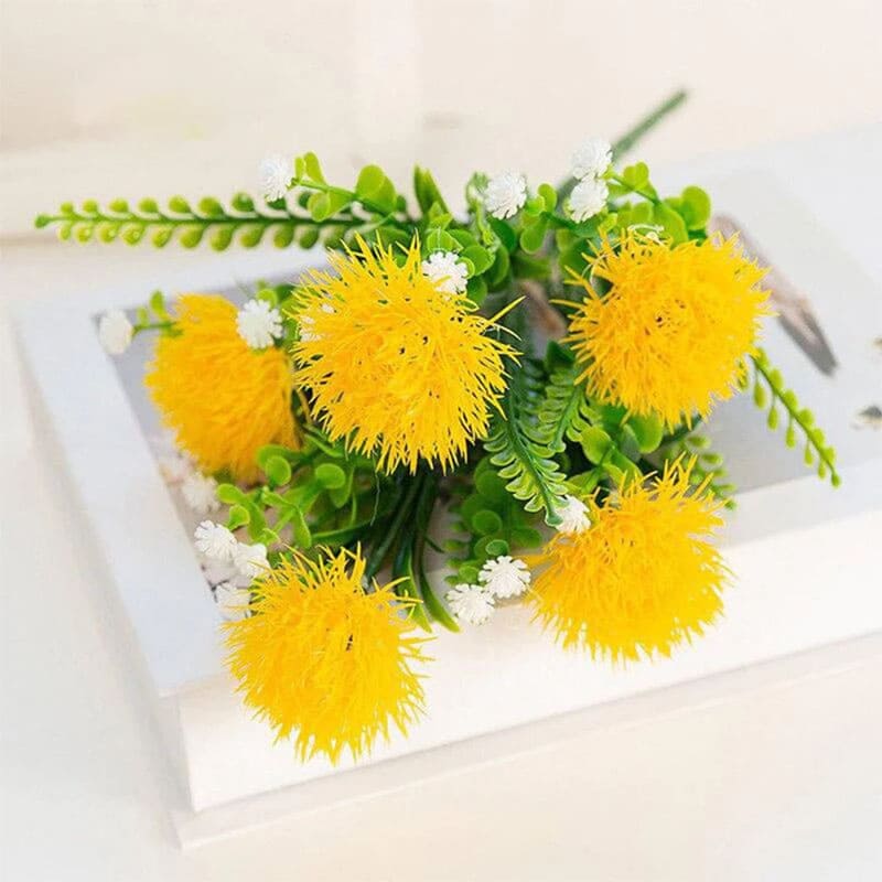Bouquet de Pissenlits Artificiels Décoratif de Qualité
