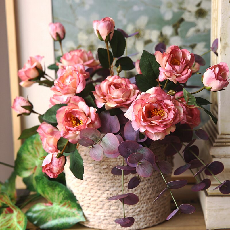 Pivoine Artificielle Haut de Gamme.