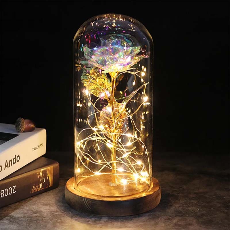 Galaxy Rose en Verre Éternelle