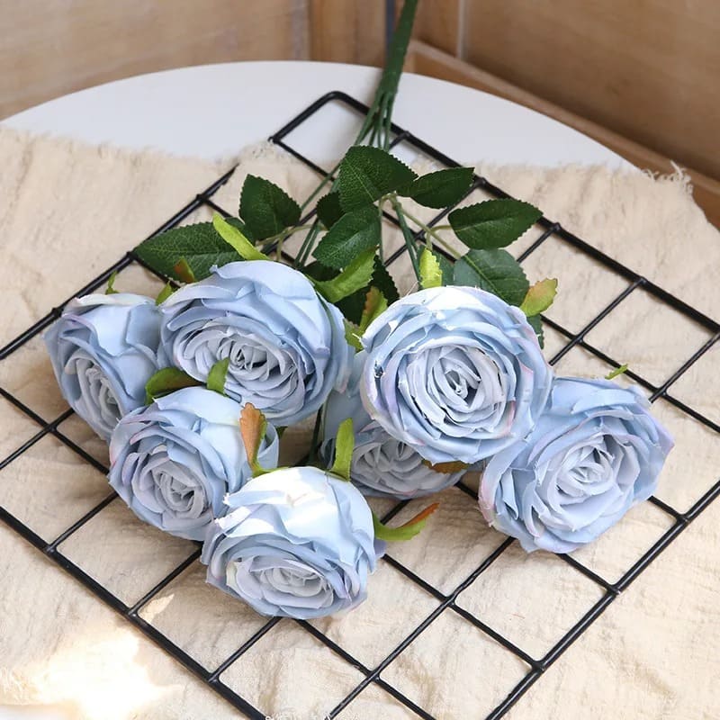 Roses Artificielles Blanches