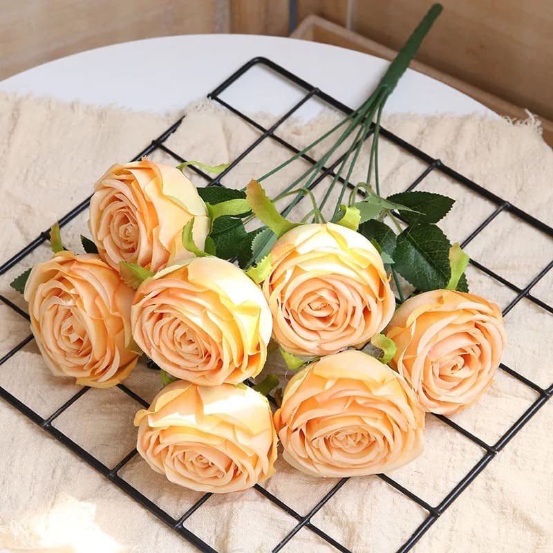 Roses Artificielles Blanches