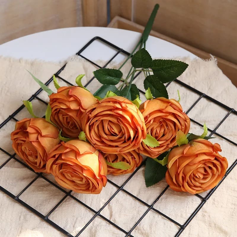 Roses Artificielles Blanches