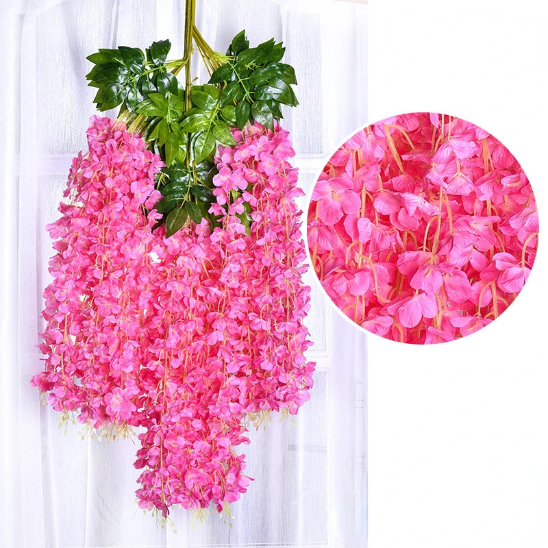 Grandes Glycines Artificielles Tombantes 110cm