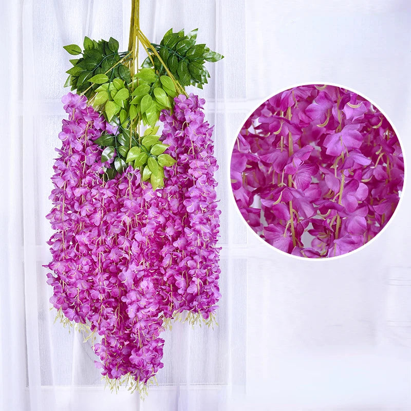 Grandes Glycines Artificielles Tombantes 110cm