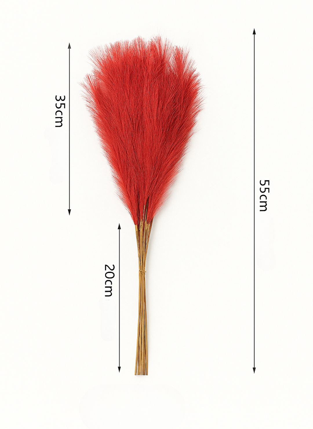Pampa Artificielle Rouge 43cm
