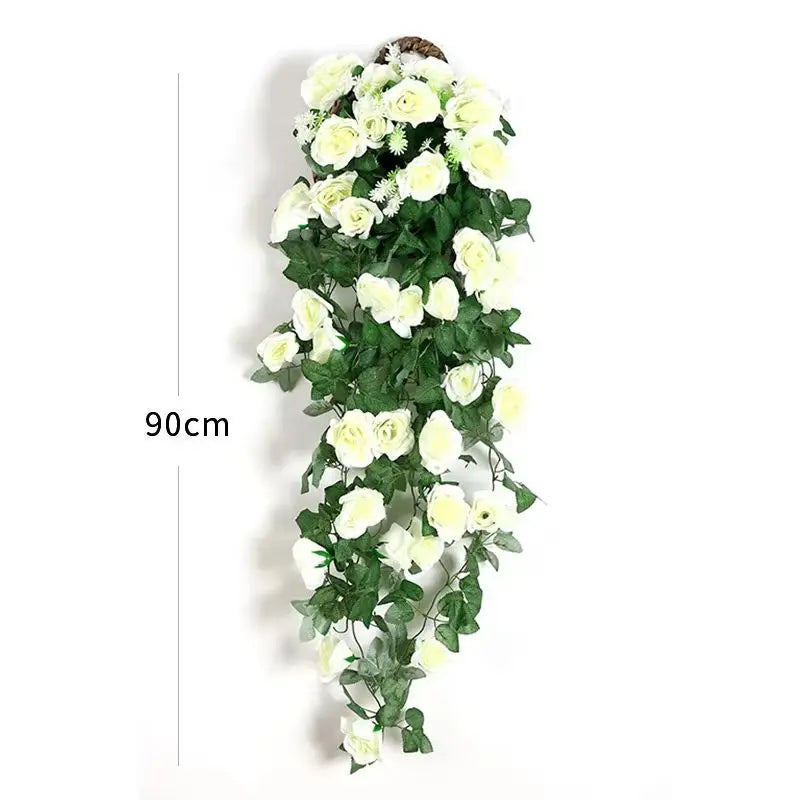 Fleurs Artificielles Tombantes Murales 90cm