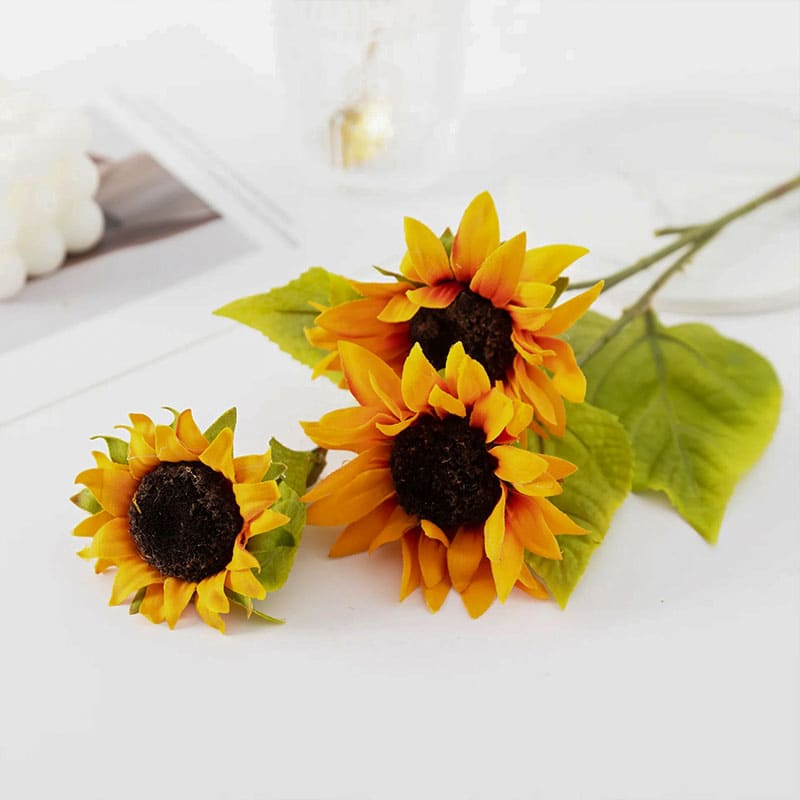 Tournesol Artificiel Jaune 60cm