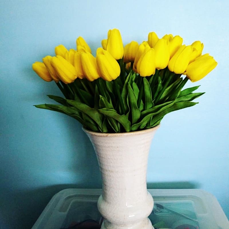 Tulipes Artificielles de Qualité - Décoration Intérieure Botanique