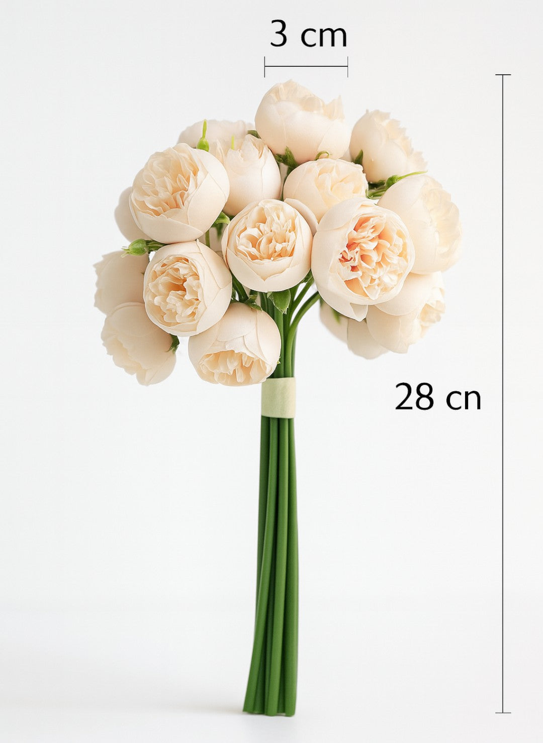 Bouquet de Pivoines Artificielles en Soie 27 têtes