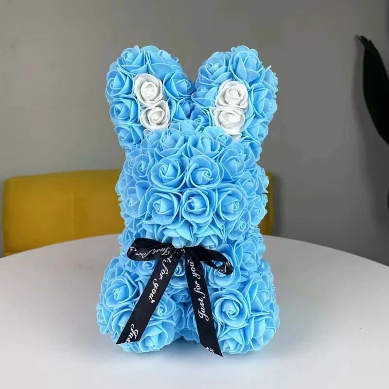 Lapin en Roses Éternelles