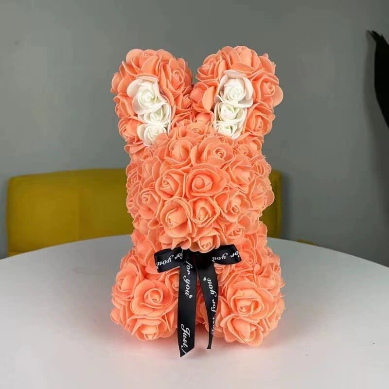Lapin en Roses Éternelles