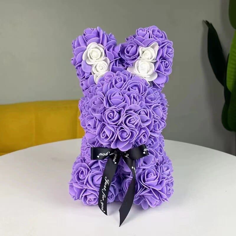 Lapin en Roses Éternelles
