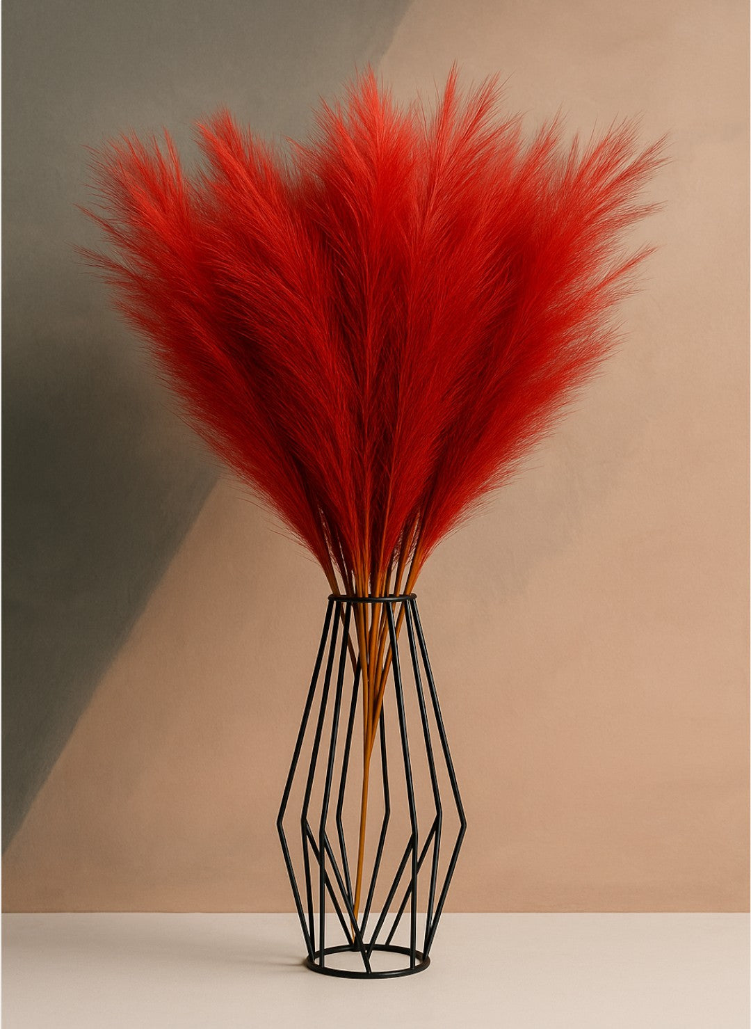 Pampa Artificielle Rouge 43cm