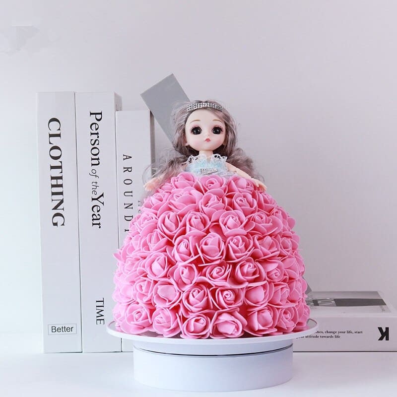 Robe de Princesse en Roses