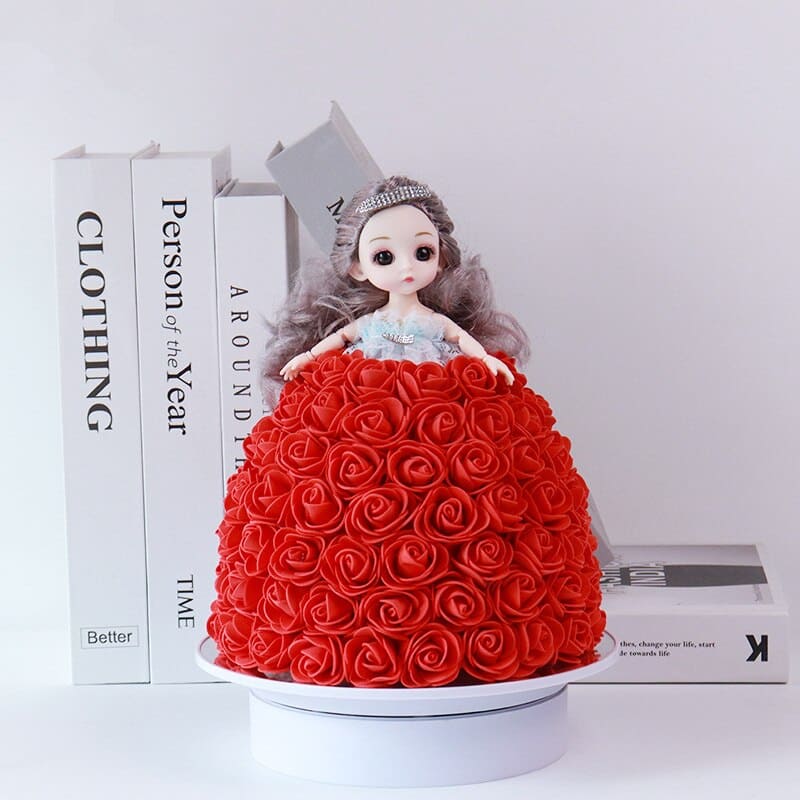 Robe de Princesse en Roses