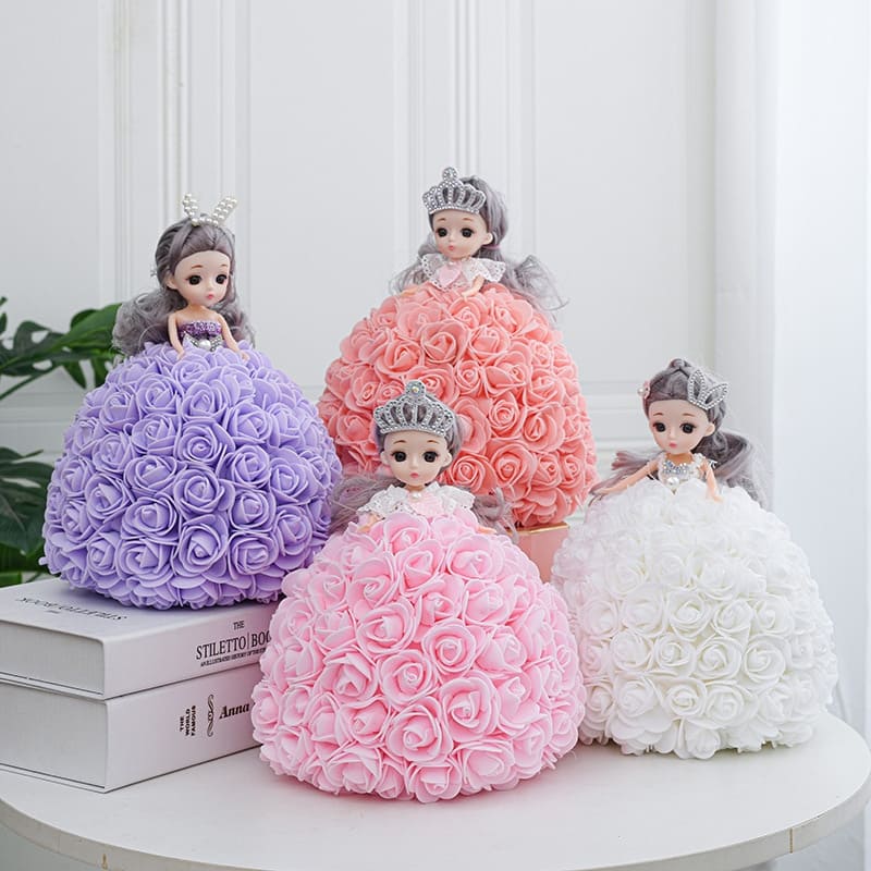 Robe de Princesse en Roses