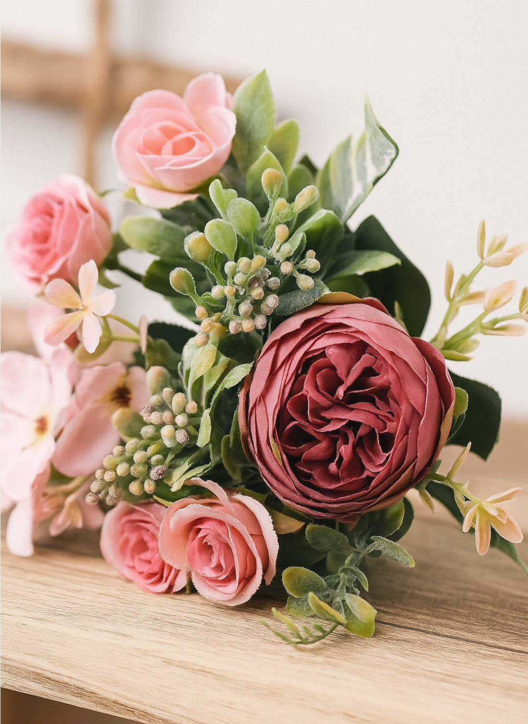 Bouquet de Fleurs Artificielles Déco en Soie